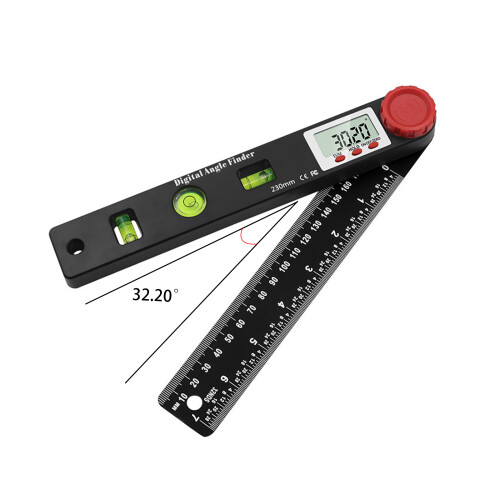 Angle Finder Ruler With Digital Display, Accurate Measuring Tool For Carpentry Construction And Diy Projects, Features Quick Angle Measurement And 2