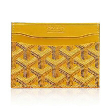 (yellow) Size Cowhide Elegant Card Bag Small Style Card Bag fashion A