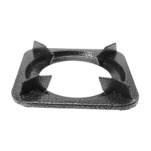 Wok Ring for Gas Stove Cast Iron Stand with Uniform Heat Distribution Stable Support Black 17.8cm