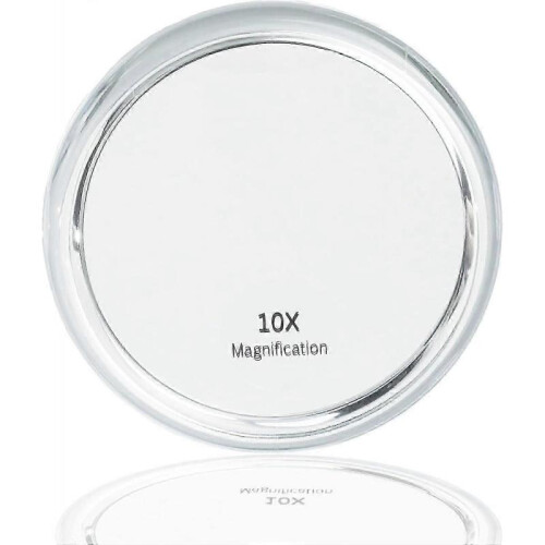 10x Magnifying Mirror with 3 Suction Cups, Make-up Mirror with 10x Magnification Tw 2