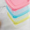 10pcs 250ml Mini Plastic Crisper Square Food Container Kitchen Lunch Boxes Sealed Box for Refrigerator Microwave Oven (Random Color) 2