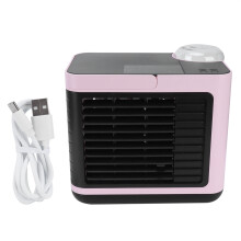 Compact Evaporative Cooler, Portable Air Conditioner with Adjustable Air Direction, Quiet Operation for Small Spaces, Oscillating Design,