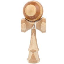 Kendama Mastery: Premium bamboe speelgoed voor het verbeteren van coördinatie, behendigheid en reactievermogen, met antislip handvat en een bal met