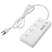 Asraonta Cliste le Rialú WiFi, Stiall Cumhachta Cliste Gníomhachtaithe le Guth agus Calafoirt USB, Cosaint Borrtha le haghaidh Uathoibriú Baile,