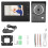 Wired Video Intercom System For Home Security, IR Night Vision 7 Inch LCD Display HD Camera With Adjustable Brightness And Waterproof Wall Mounted 1