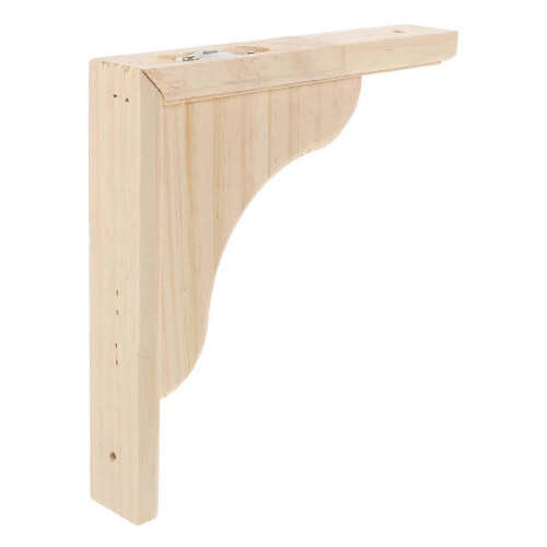 Wooden Triangular Wall Bracket Triangle Shelf Bracket Decorative Shelf Brackets for Wall Shelf Support Wood Shelf Bracket Floating Shelf Bracket 1