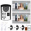 Sistema de interfone com vídeo, campainha de vídeo com fio para ambientes internos e externos, câmera infravermelha com tela LCD de 7 polegadas 1
