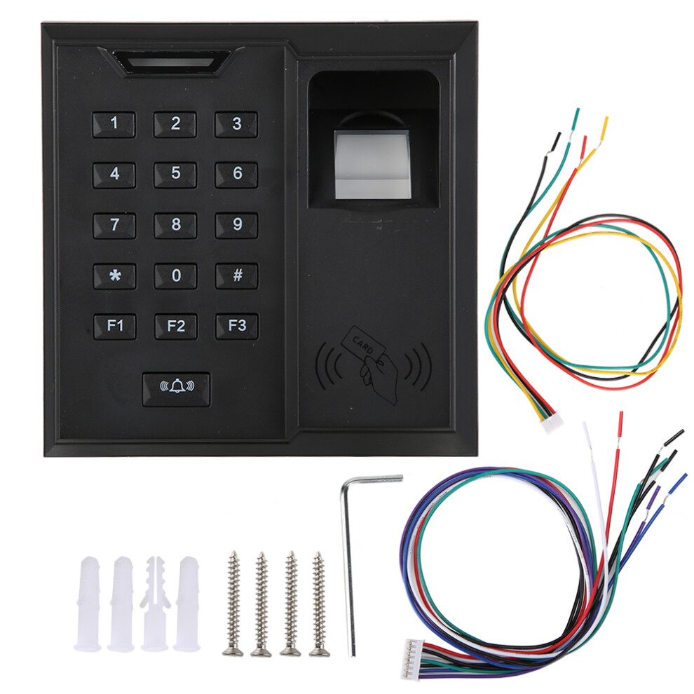 Rfid Keypad Door Access Control System Fingerprint Reader Password Entry Magnetic Lock With Doorbell Chime Easy Installation 9138057884777