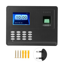Fingerprint Time Clock Biometric Attendance Machine With High Sensitivity Optical Biometrics Password Punching Wet And Dry Fingers 32-Bit Dual Core
