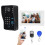 Sistema de interfone com vídeo e campainha, monitor LCD de 7 polegadas, câmera de visão noturna infravermelha, interfone bidirecional para 2