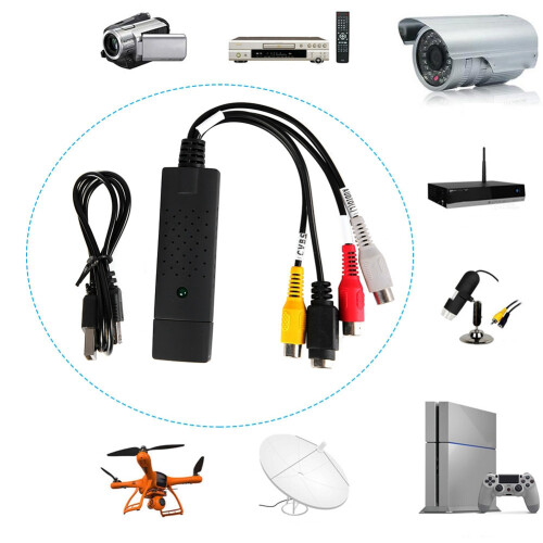 Μετατροπέας ήχου και βίντεο USB, μετατροπέας VHS σε ψηφιακό, κάρτα λήψης βίντεο, 2