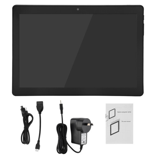 Smooth Games On Android Tablet, Fast App Launches IPS Display 10 Inch HD Touch Screen Dual Camera WiFi6 Long Battery Life Quad Core Processor Octa