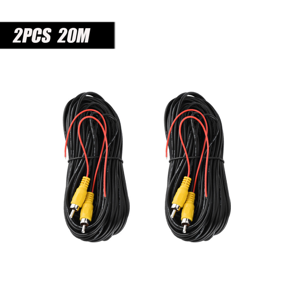 Av Extension Cable Compatible With Cctv Surveillance Camera Backup Camera Monitor Reverse Detection Trigger Wire Cable Weatherproof For Outdoor Use 9138057886962