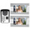 Sistema de interfone com vídeo, campainha de vídeo com fio para ambientes internos e externos, câmera infravermelha com tela LCD de 7 polegadas 2
