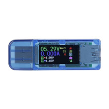 Testador de Corrente USB, Testador USB 3.0, Medidor de Potência, Voltímetro, Amperímetro, Monitoramento em Tempo Real, Tela IPS de Alto Brilho,