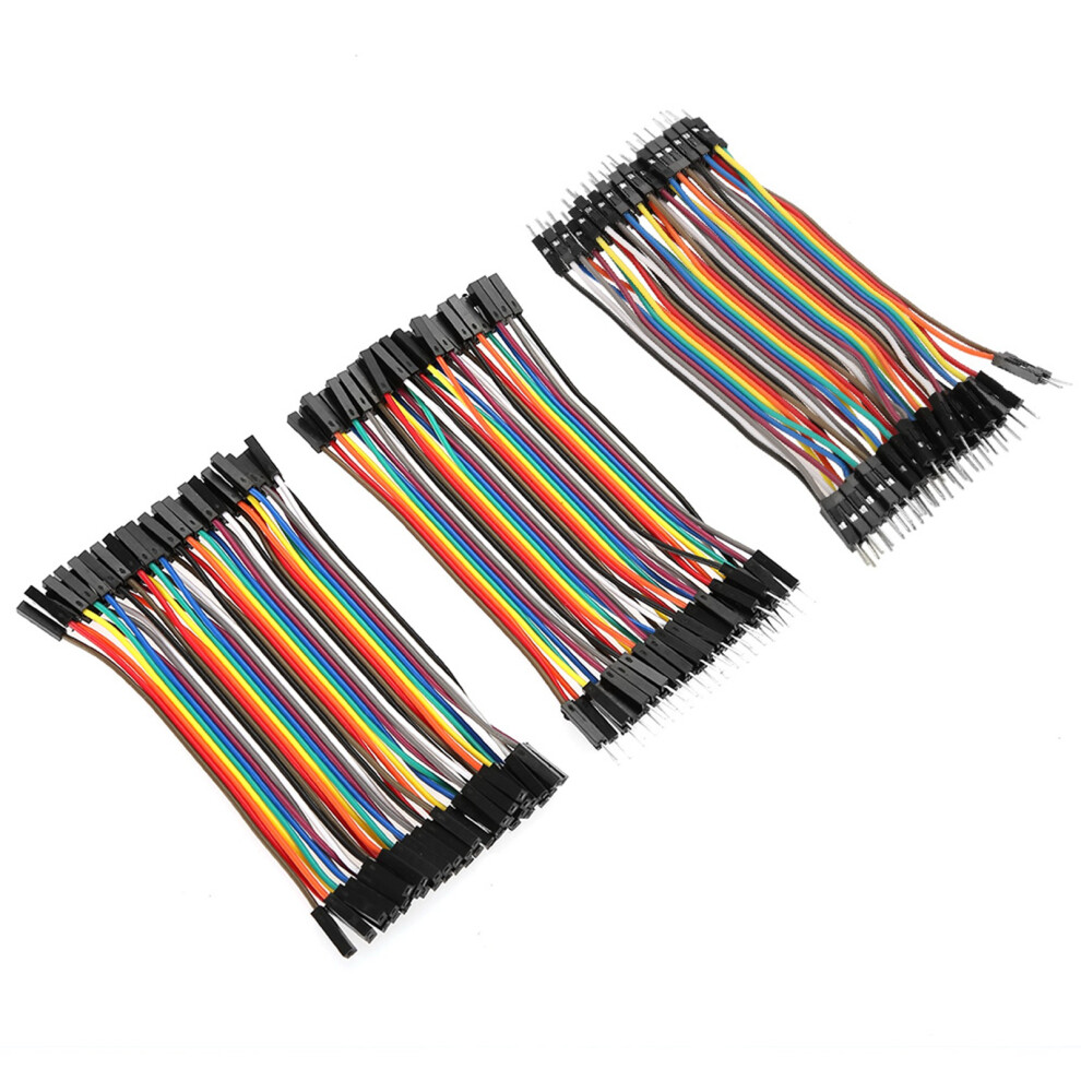 Dupont Cable For Prototyping Electronics, Breadboard Wires Male To Male And Female To Female, Plug And Play Jumper Wires With Flexible Ribbon Cables 9138057888041