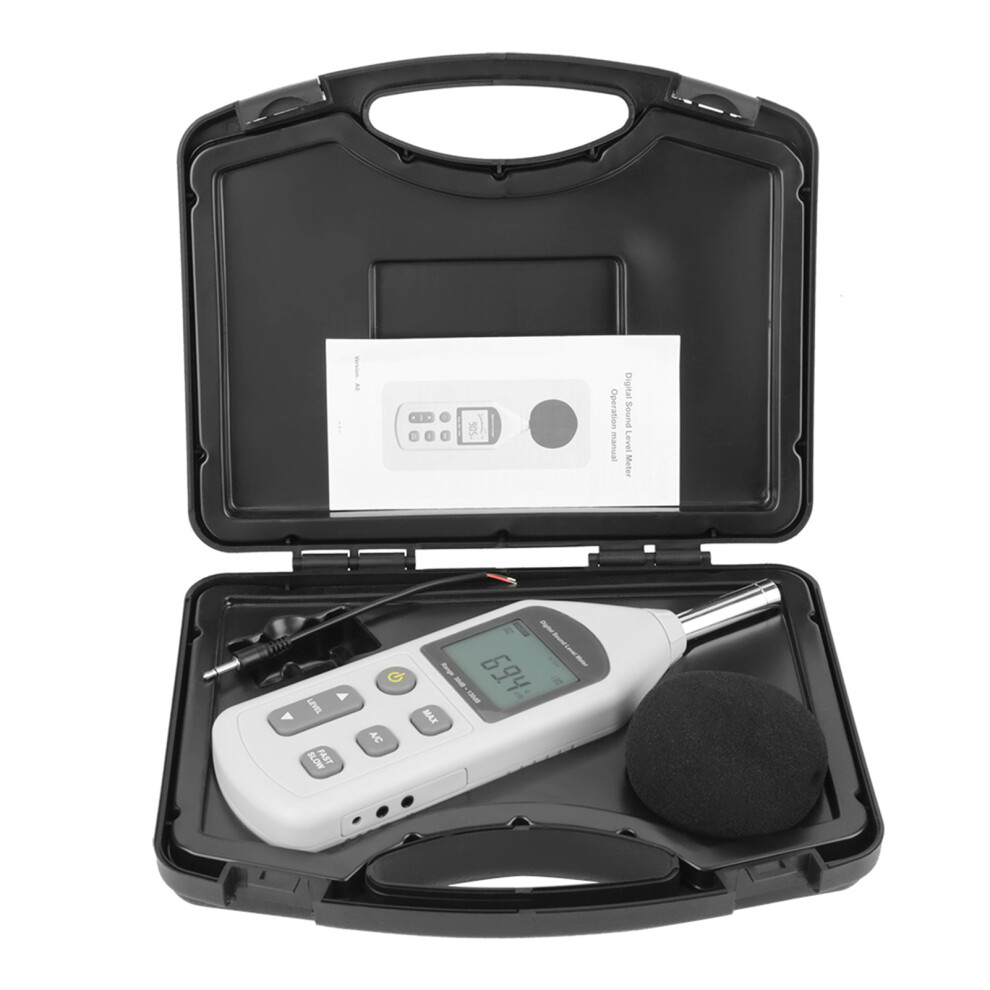 Decibel Meter Digital Sound Level Meter Noise Tester With Backlight Display Measurement Range Weighted Sound Pressure Level A And C For Precise 9138057888829