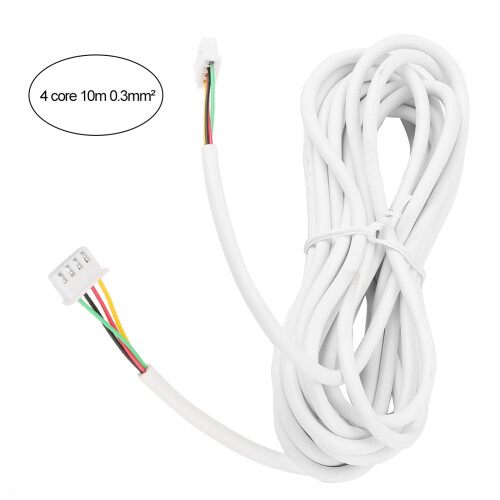Flexible Copper Cable For Video Door Phone Intercom System, Stable Performance Anti-Jamming Function Dustproof Soft Wire With Preconnected Connectors 1