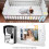 Sistema de interfone com vídeo, campainha de vídeo com fio para ambientes internos e externos, câmera infravermelha com tela LCD de 7 polegadas 4