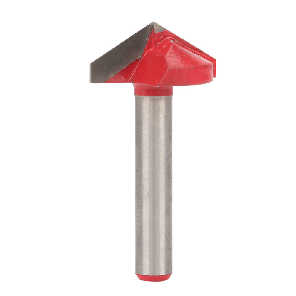 Carbide Tipped Router Bit, 90 V Groove Router Bits For V Grooving Bit Applications, Cnc Engraving Woodworking Tool With 6Mm Shank, Precision 9138057889109