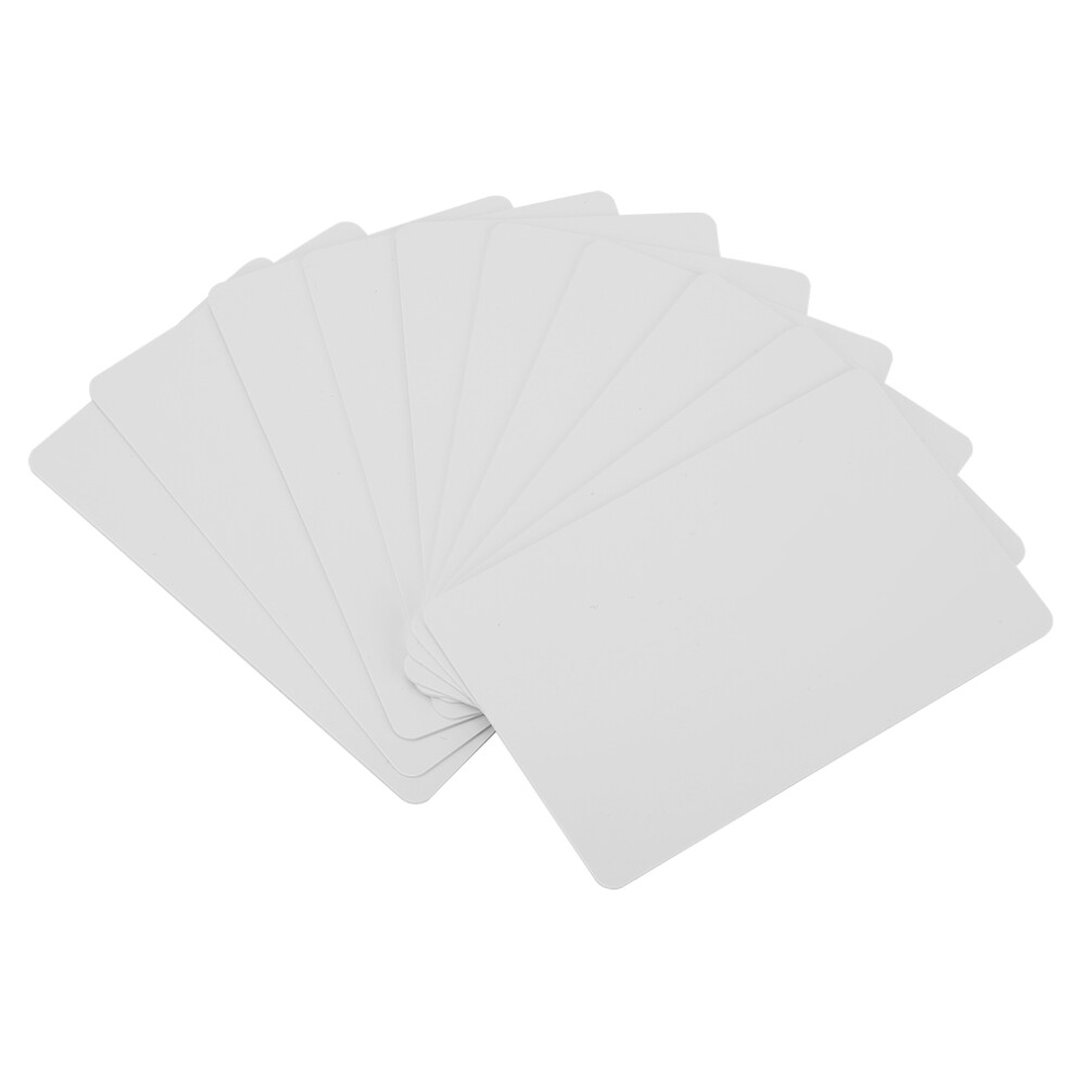 Premium Blank Pvc Cards, Compatible With Id Badge Printers, Graphic Quality White Plastic Cr80 30 Mil For Zebra Evolis Fargo Devices, Printable On 9482726468585