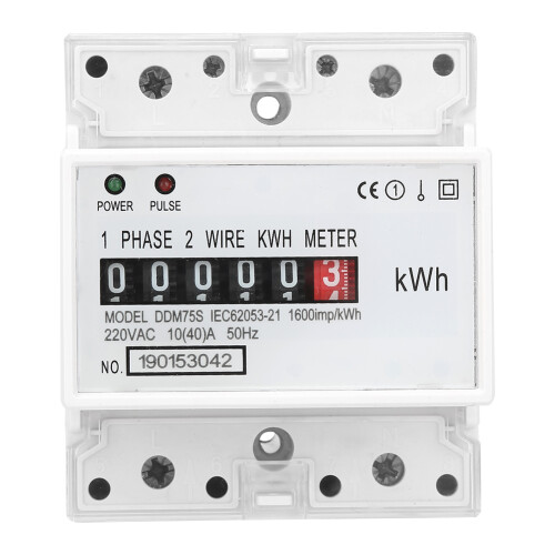 KWh μετρητής ηλεκτρικών μετρητών LED ψηφιακής επίδειξης μετρητή ενέργειας