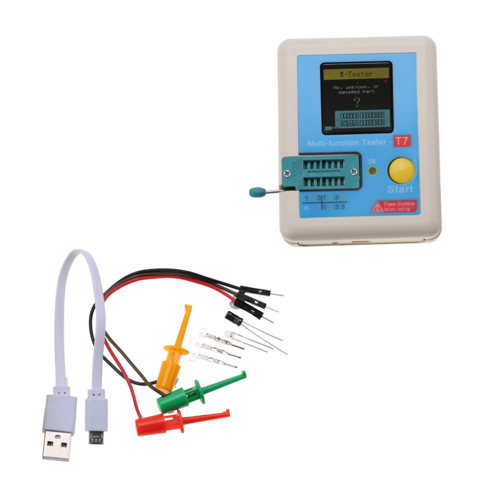 Lcr T7 Tft Transistor Tester 160X128display, Rechargeable Battery 9411382758303