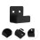 10pcs Mirror Hanging Hardware Wall Fasteners Wall Brackets for Hanging Small Wall Bracket Hanger Brackets Tile Display Wall Mount Bracket Hooks 4