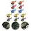 12Pcs  Children Airplanes Toys Pull Back Power  Helicopter Toys Pullback Helicopters 3