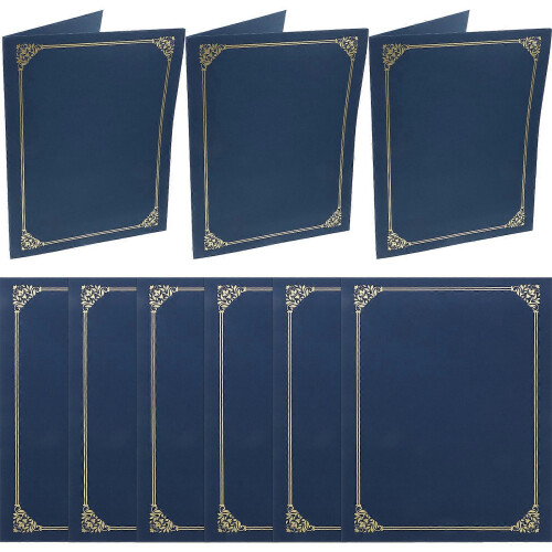 10pcs Certificate Cover Decorative Certificate Holder Certificate Protection Cover Certificate Protector