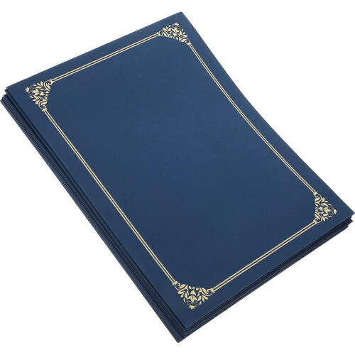 10pcs Certificate Cover Decorative Certificate Holder Certificate Protection Cover Certificate Protector 1