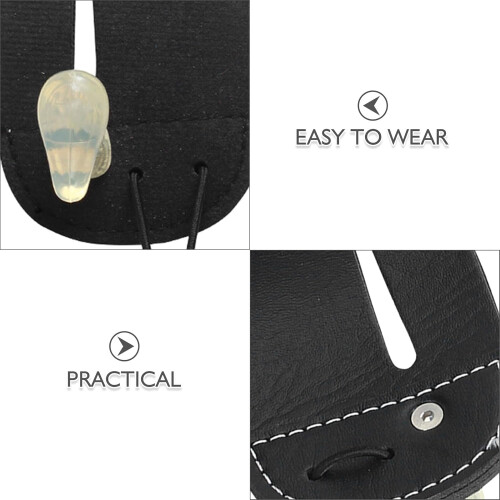 4pcs Adjustable DoubleLayer Archery Finger Tab Protector for Recurve Bow Shooting Practice 1