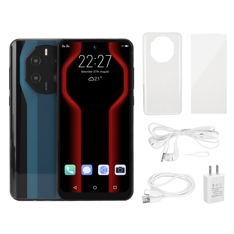 High-Definition Screen Smartphone, Deca-Core Processor Unlocked Cell Phone With Dual Sim Support, 32Mp Camera, Facial Recognition, 5000Mah Battery 9169997554697