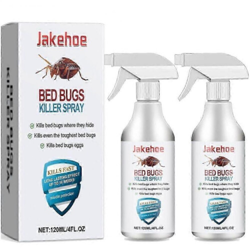 (2pcs)Bedbug Killing Spray Kils bed bugs eggs Prevent Fleas And Bed Bug Bitesl