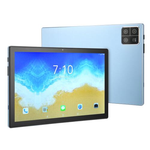 Tablette Android avec processeur octocœur, mémoire extensible, écran tactile IPS haute résolution, autonomie longue durée. 2