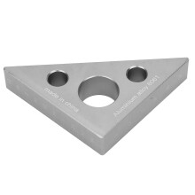 Houtbewerkingsmeetinstrument, liniaal van aluminiumlegering met 90-graden hoekmeting en geanodiseerd oppervlak, verdikte behuizing voor nauwkeurige