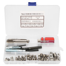 Conjunto de buchas de rosca com fio para restauração de roscas, kit de reparo de roscas com insertos de aço inoxidável antivibração de alta