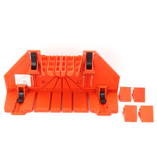 Woodworking Cutting Saw Mitre Box, Precision Hand Mitre Box with Stable Anti Skip Design, Multiple Angle Clamping Mitre Box for Woodworkers and