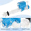1 Set Toilet Flusher Replacement Kit Toilet Flush Valve Dual Flush Kit 3