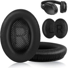 (Black) Ear Pads Cushion Earpads For Bose Qc35/25/15 Headphone Replacement Zekai