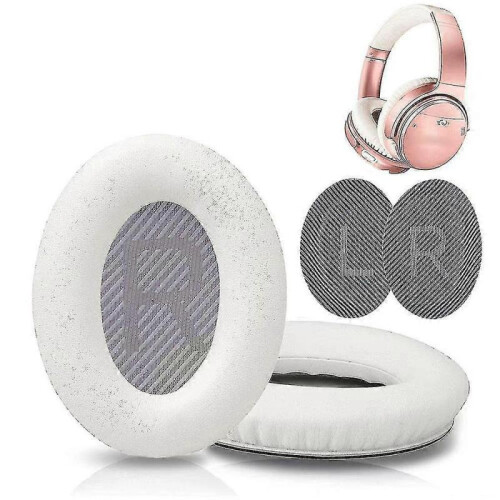 (Withe) Ear Pads Cushion Earpads For Bose Qc35/25/15 Headphone Replacement Zekai