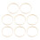 8Pcs Wreath Bamboo Hoops Macrame Hoops Dream Catcher Bamboo Rings Dreamcatcher Crafts Frames 2