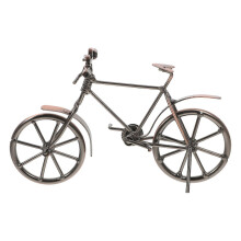 Vintage Metal Bicycle Ornament Desktop Crafts Ironwork Bikes Figurine Miniature Bikes Decoration for Home Children Toys Present