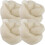 4Pcs Anti-wear Toe Separators Wool Toe Pads Supple Wool Toe Splitters Toe Corn Pads 1