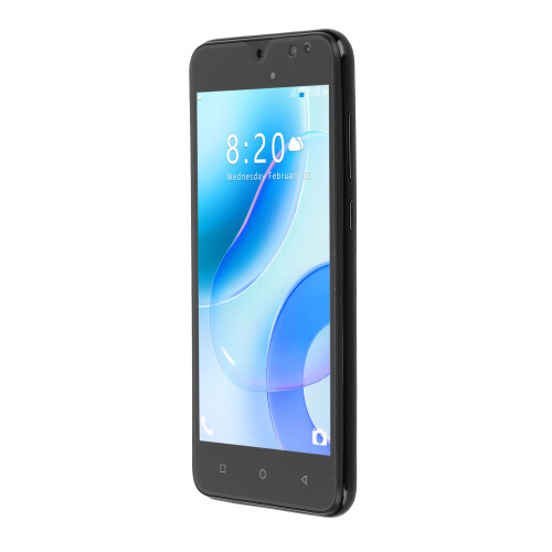 Smartphone Android, tela IPS de 5,45 polegadas, compatível com dois chips SIM, desbloqueio facial, armazenamento expansível, processador quad-core, 1
