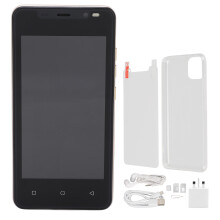 Smartphone com CPU de alto desempenho, câmera sem fio compatível com visão noturna HD, reconhecimento facial e capacidade Dual SIM para Android.
