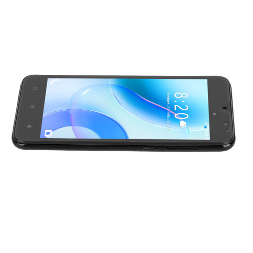 Smartphone Android, tela IPS de 5,45 polegadas, compatível com dois chips SIM, desbloqueio facial, armazenamento expansível, processador quad-core, 2