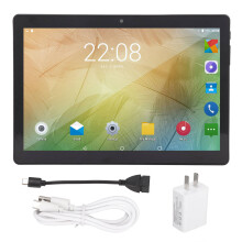 Android-Tablet, 10 Zoll, IPS-Display mit Dual-Kamera, Android-Betriebssystem, Akku mit hoher Kapazität, Aluminiumgehäuse für Zuhause und unterwegs