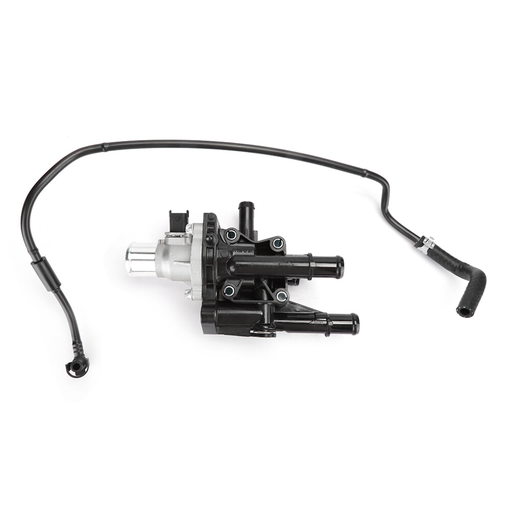 Thermostat Housing Assembly For Chevrolet Engine, Upgrade Aluminium Coolant Housing With Integrated Thermostat And Gasket & Sensor, Improved 9482726474784