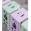 Folding Step Stool 18 Inch Heavy Duty Plastic with Handle for Kitchen, Camping, BBQ, Green 5